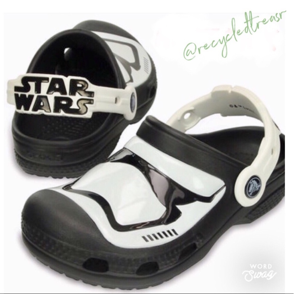 ⭐️NWOT⭐️CROCS Special Edition Storm Trooper